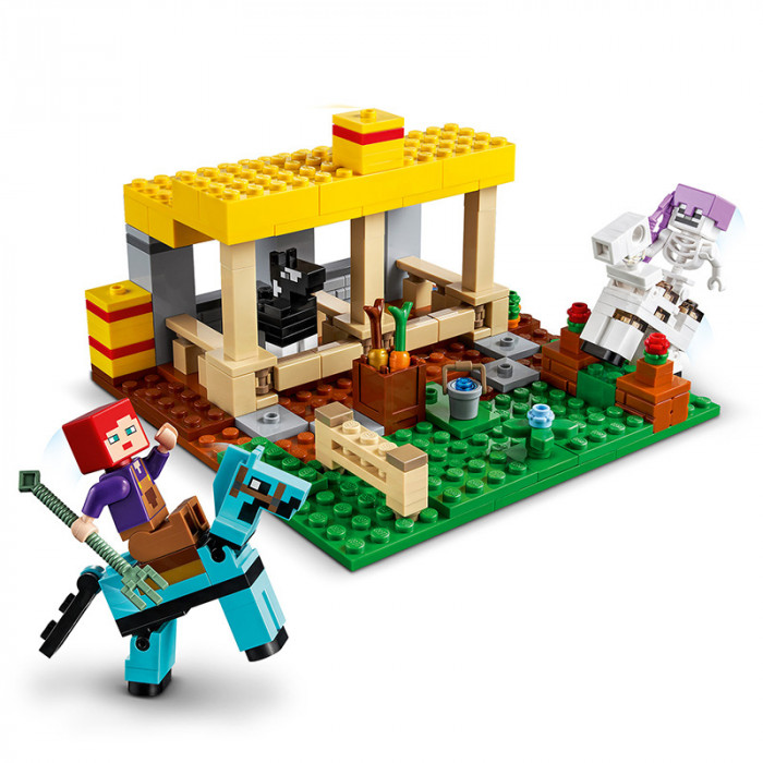 Конструктор LARI аналог Lego Minecraft 21171 Конюшня 60073