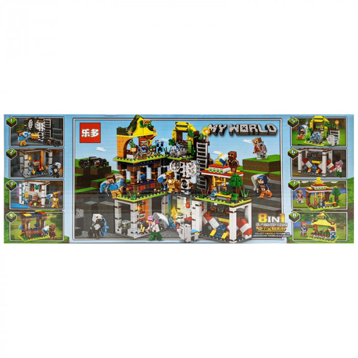 Конструктор Майнкрафт: Мой мир (8 в 1) 6061