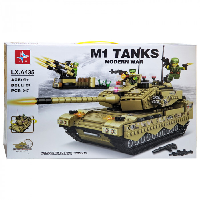 Конструктор LX Танк М1 Абрамс A435