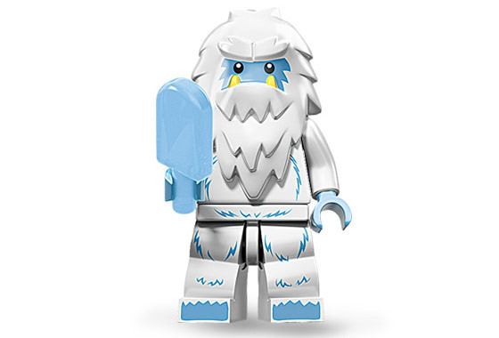 71002-08 Снежный человек (Йети) - Коллекционная минифигурка Лего - серия 11 71002-08 71002-08
