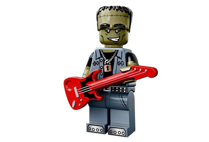 71010-12 Зомби-гитарист - Коллекционная минифигурка Лего - серия 14 71010-12 71010-12