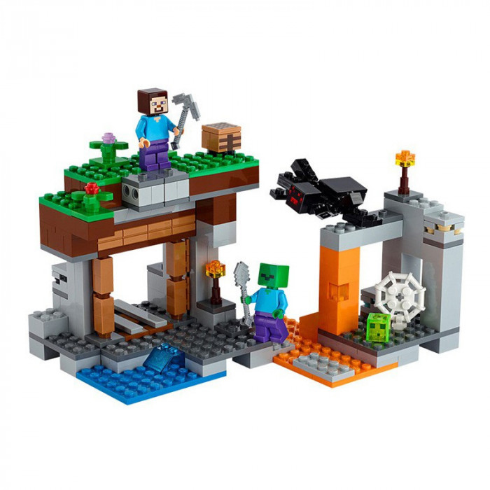 Конструктор LARI аналог Lego Minecraft 21166 Заброшенная шахта 11582