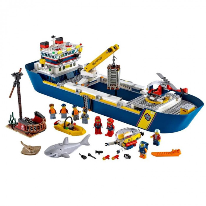 Конструктор LARI аналог Lego City 60266 Океан: исследовательское судно 11617