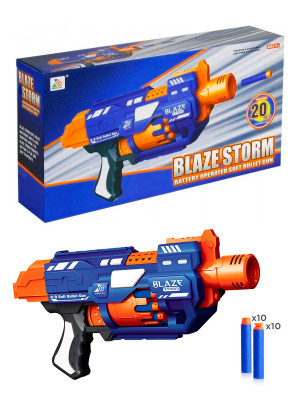 Бластер Blaze Storm с мягкими пулями на батарейках