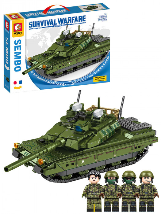 Конструктор Sembo Block Основной боевой танк Type 10 207002