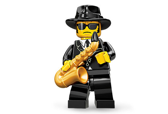 71002-12 Саксофонист - Коллекционная минифигурка Лего - серия 11 71002-12 71002-12