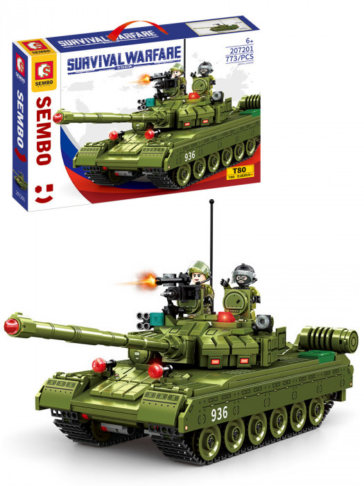 Конструктор Sembo Block Основной боевой танк Т-80 207201