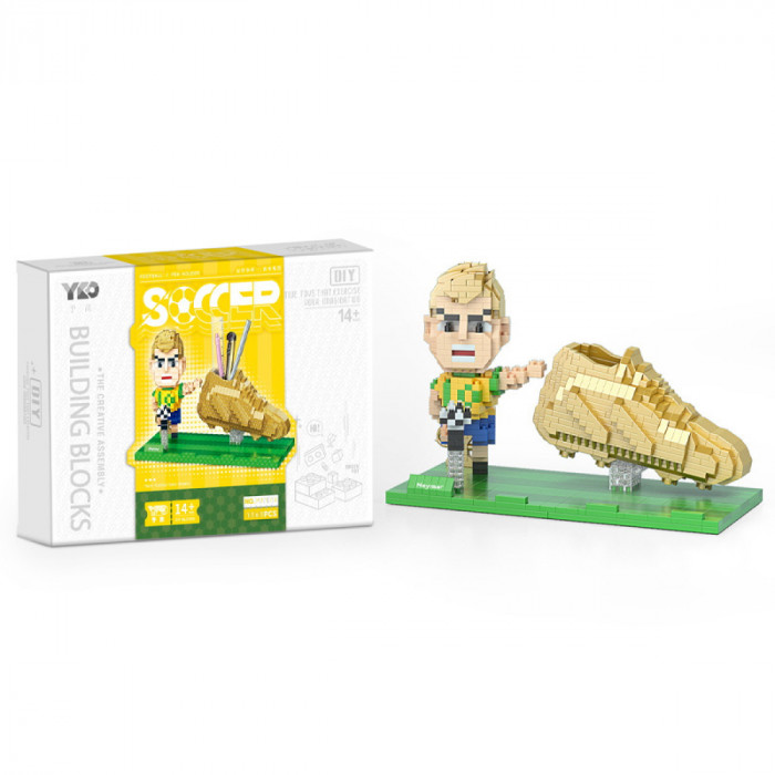 Конструктор YKO Органайзер с футболистом: Neymar (мини детали) P2173