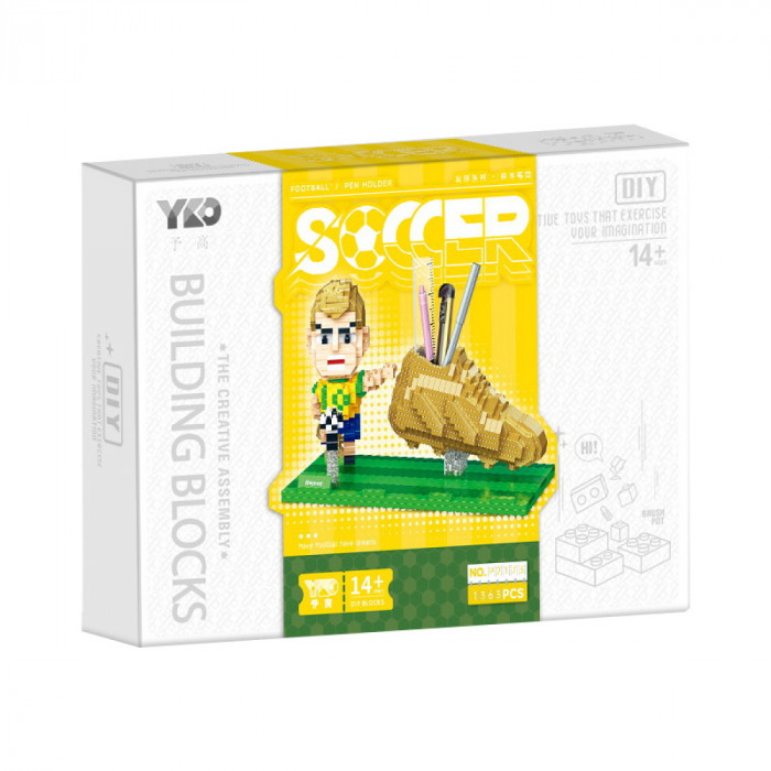 Конструктор YKO Органайзер с футболистом: Neymar (мини детали) P2173