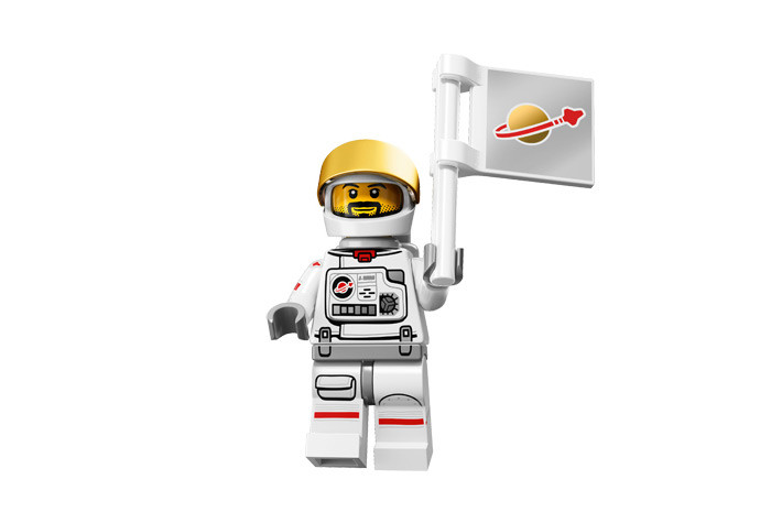 71011-02 Астронавт - Коллекционная минифигурка Лего - серия 15 71011-02 71011-02