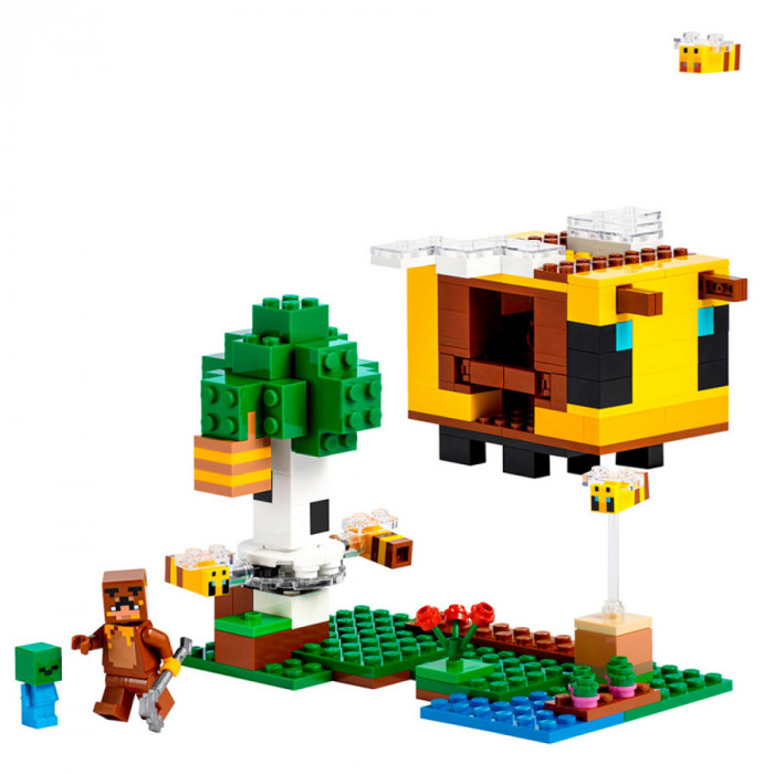 Конструктор аналог Lego Minecraft 21241 Пчелиный коттедж 22012