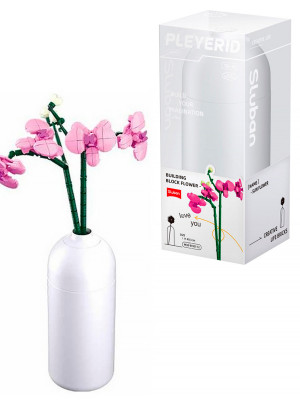 Конструктор Sluban Цветы в вазе: Орхидеи