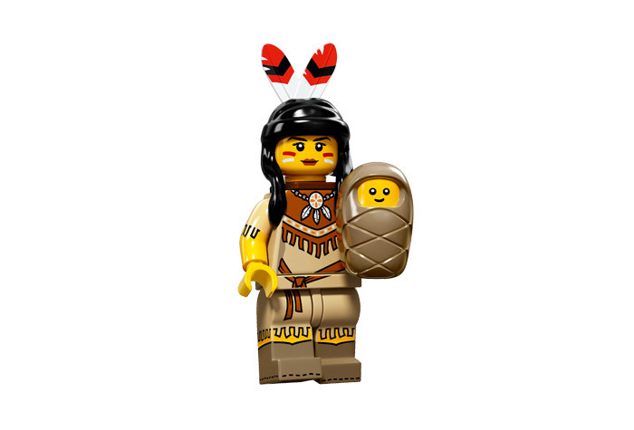 71011-05 Девушка из индейского племени - Коллекционная минифигурка Лего - серия 15 71011-05 71011-05