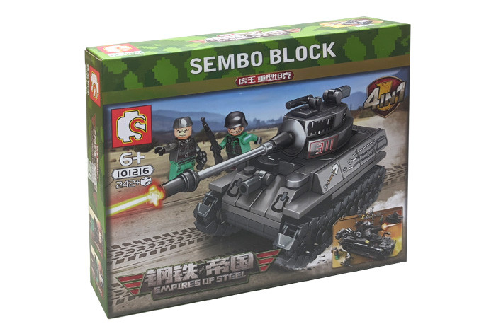 Конструктор Sembo Block Немецкий танк «Королевский Тигр II» 101216