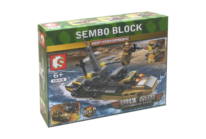 Конструктор Sembo Block Высадка на пляж 101113