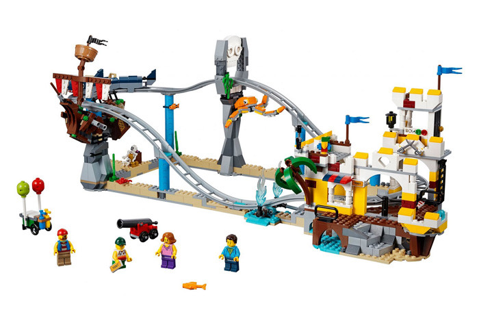 Конструктор Decool аналог Lego 31084 Аттракцион «Пиратские горки» 3129