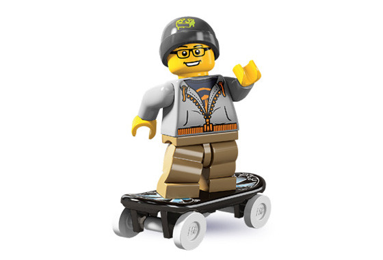 8804_12 Скейтбордист - Коллекционная минифигурка Лего - серия 4 8804-12 8804-12