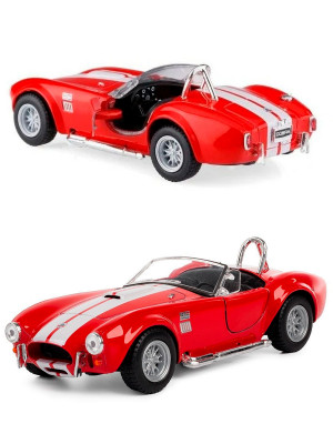 Машинка металлическая Kinsmart 1:32 «1965 Shelby Cobra 427 S/C» инерционная, красная