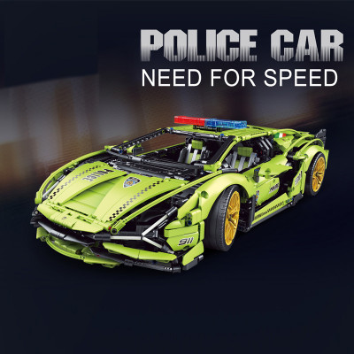 Конструктор Brickhead Полицейский спорткар Lamborghini Sian FKP 37