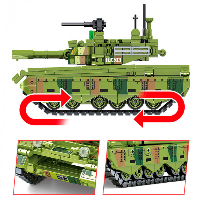 Конструктор Sembo Block Основной боевой танк Type 96 203106