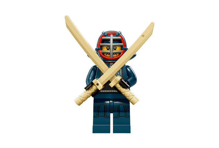 71011-12 Боец кэндо - Коллекционная минифигурка Лего - серия 15 71011-12 71011-12