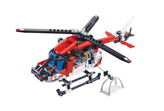 Конструктор JiSi Bricks (Decool) аналог LEGO 42092 Спасательный вертолёт (2 в 1) 13385