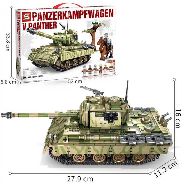 Конструктор SY Немецкий танк Panzerkampfwagen V Panther SY0108