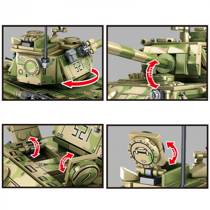 Конструктор SY Немецкий танк Panzerkampfwagen V Panther SY0108