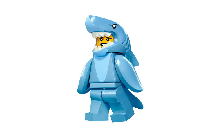 71011-13 Человек в костюме акулы - Коллекционная минифигурка Лего - серия 15 71011-13 71011-13