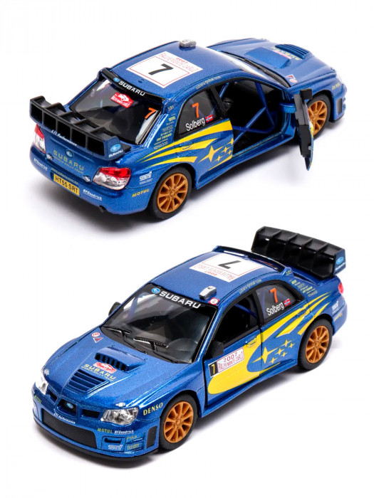Металлическая машинка Kinsmart 1:36 «Subaru Impreza WRC 2007» инерционная KT5328D