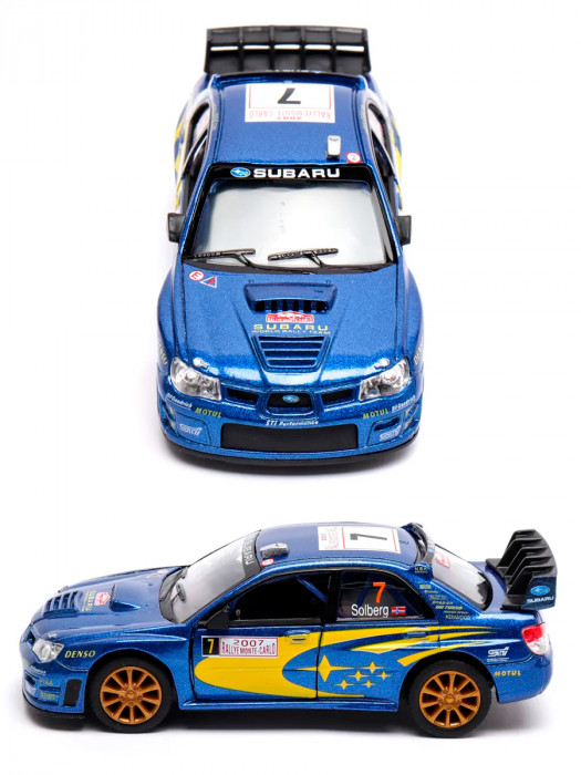 Металлическая машинка Kinsmart 1:36 «Subaru Impreza WRC 2007» инерционная KT5328D