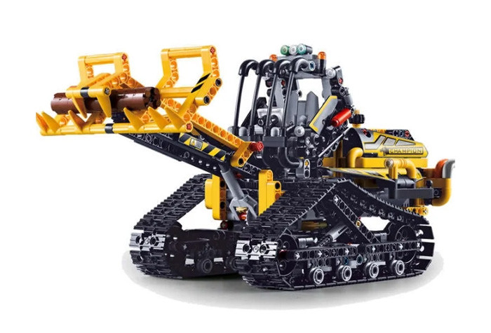 Конструктор JiSi Bricks (Decool) аналог LEGO 42094 Гусеничный погрузчик (2 в 1) 13386