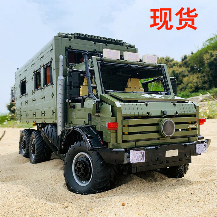 Конструктор Leier Военный грузовик Mercedes-Benz на радиоуправлении J907