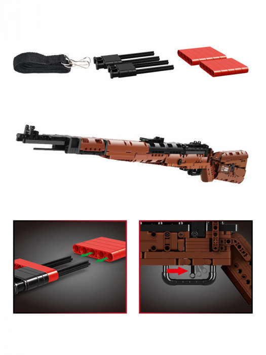 Конструктор Mould King Снайперская винтовка Mauser 98K 14002