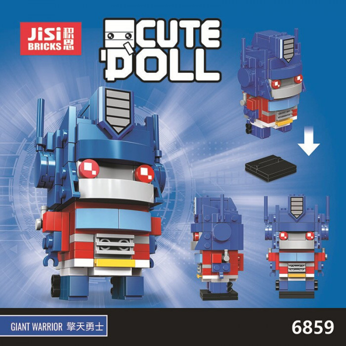 Конструктор JiSi Bricks (Decool) Персонаж Cute Doll - Giant Warrior 6859
