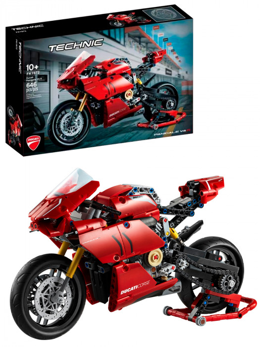 Конструктор аналог Lego Technic 42107 Мотоцикл Ducati Panigale V4 R FK1972