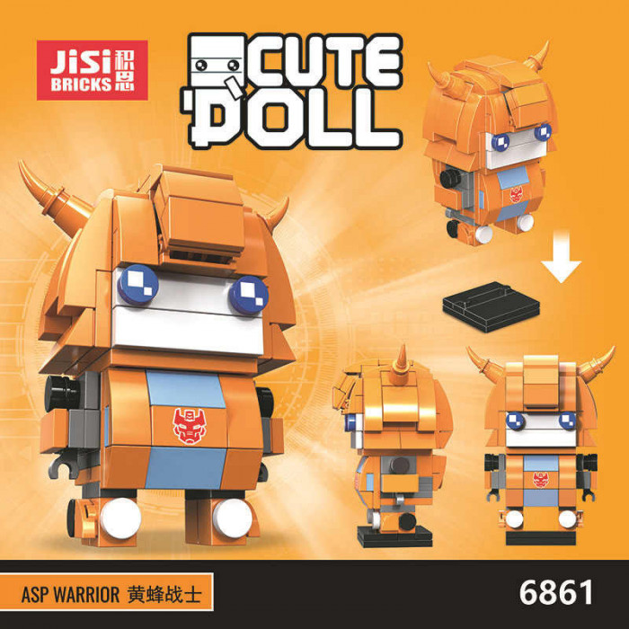 Конструктор JiSi Bricks (Decool) Персонаж Cute Doll - Asp Warrior 6861