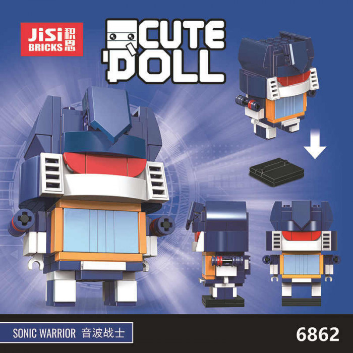 Конструктор JiSi Bricks (Decool) Персонаж Cute Doll - Sonic Warrior 6862