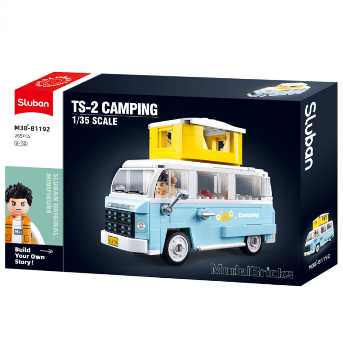 Конструктор Sluban Фургон Volkswagen T2 Camper M38-B1192