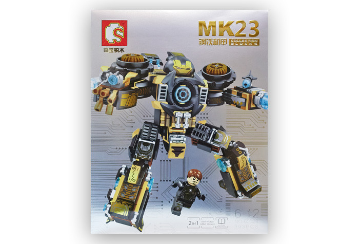 Конструктор Sembo Block (SY) Боевой робот Железного человека: MK23 60023