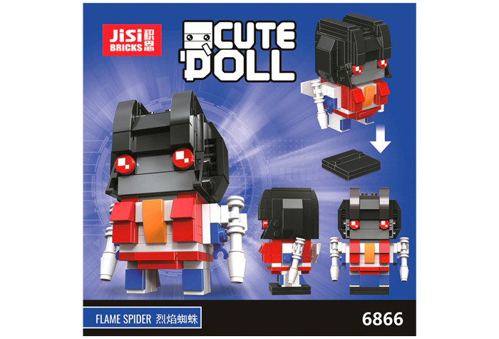 Конструктор JiSi Bricks (Decool) Персонаж Cute Doll - Flame Spider 6866
