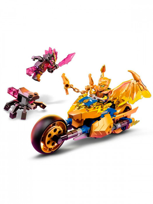 Конструктор аналог Lego Ninjago 71768 Мотоцикл Джея «Золотой дракон» 7008