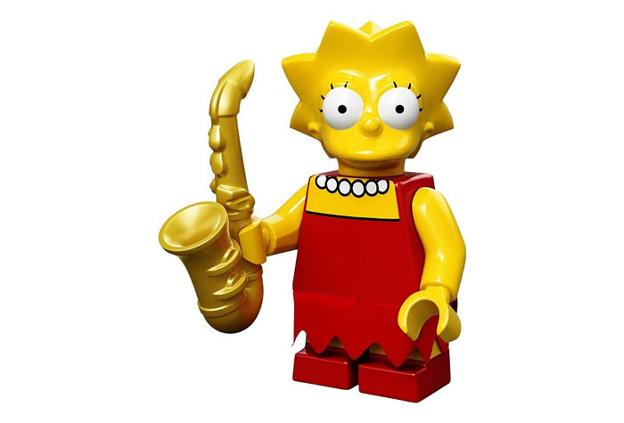 71005-04 Lisa Simpson - Коллекционная минифигурка Лего Симпсоны 71005-04 71005-04