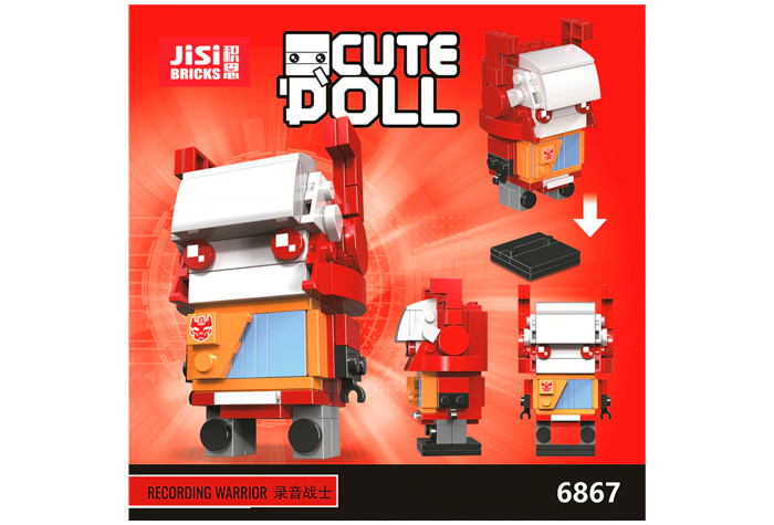 Конструктор JiSi Bricks (Decool) Персонаж Cute Doll - Recording Warrior 6867