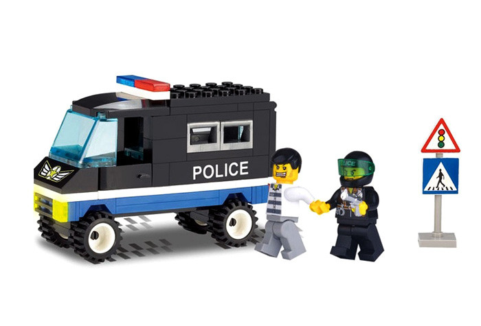 Конструктор Enlighten Brick Полицейский грузовик 126