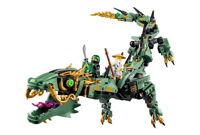 Конструктор Decool аналог LEGO 70612 Механический Дракон Зелёного Ниндзя 20028