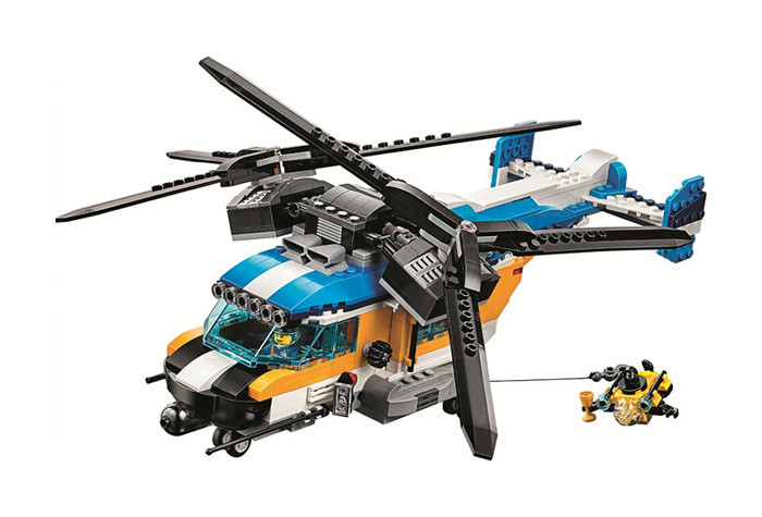 Конструктор LARI аналог Lego Creator 31096 Двухроторный вертолёт (3 в 1) 11400