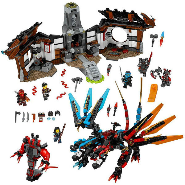 Конструктор аналог Lego Ninjago 70627 Кузница Дракона 10584