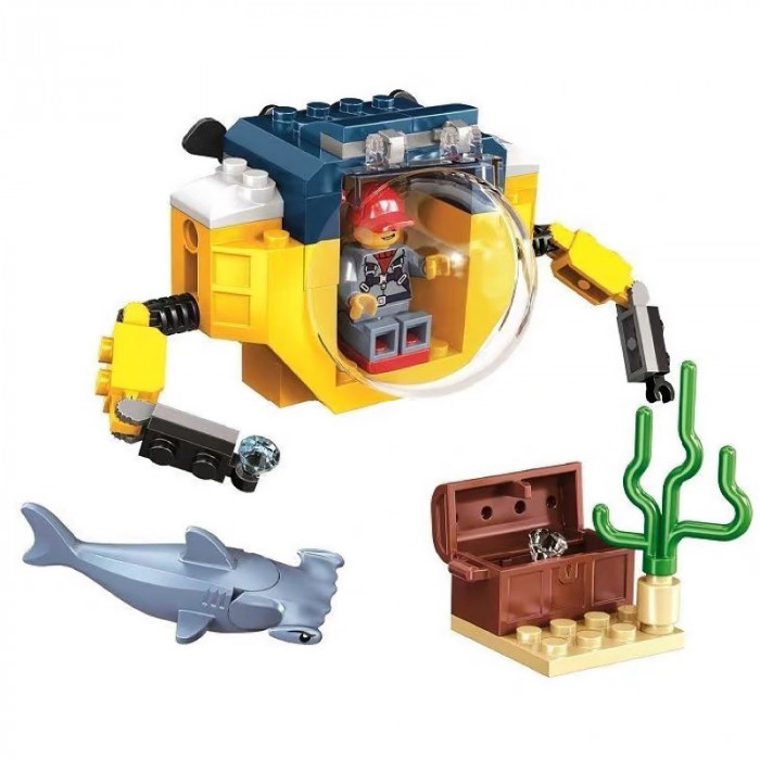 Конструктор аналог Lego City 60263 Океан: мини-подлодка 11613