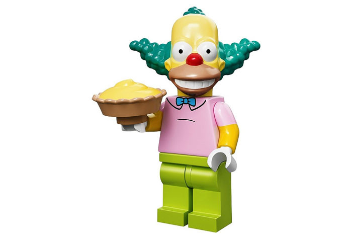 71005-08 Krusty the Clown - Коллекционная минифигурка Лего Симпсоны 71005-08 71005-08